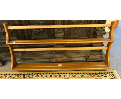 Ercol light elm delf hanging rack.   (B.P. 21% + VAT) 