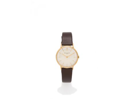 PATEK PHILIPPECalatrava. Armbanduhr. Herkunft: Schweiz, Genf. Datierung: Um 1960/70. Werk: Handaufzug Cal. 23-300. Gehäuse/Ar