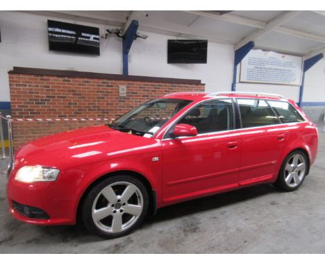 Make &amp; Model: Audi A4 Avant S Line TDI 140Date of Reg: SC08 MOAColour: Redcc: 1986MoT: 29-12-2020Fuel Type: DIESELMileage