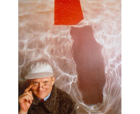 Abe Frajndlich (Frankfurt a.M. 1946 – lebt in New York). „David Hockney, Köln, December 19“. 1997Cibachrome-Abzug, 2000.  27,