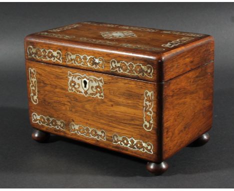 Victorian Rosewood Tea Caddy