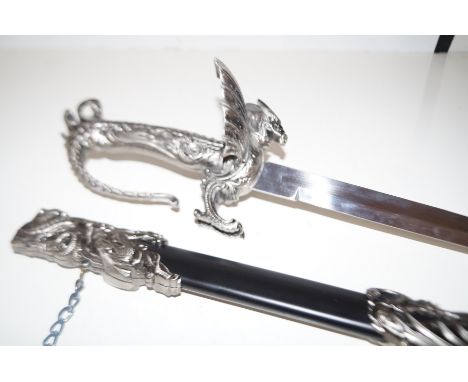 Ornamental sword &amp; scabbard