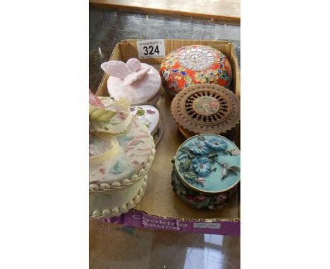 6 trinket boxes.