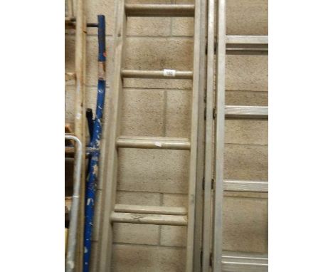 An aluminium ladder,