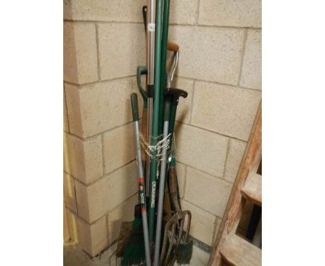 A quantity of gardening tools,
