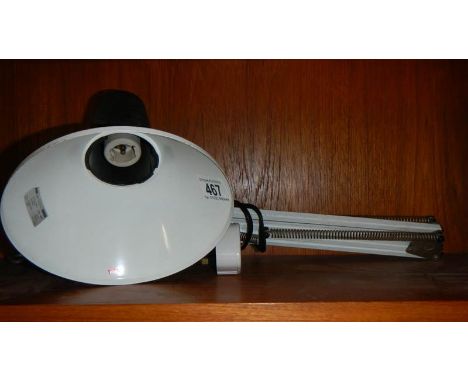 A work bench angle poise lamp.