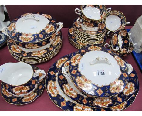 Royal Albert 'Heirloom' Dinner Ware, of approximately twenty nine pieces, comprising two tureens, two meat plates, six dinner