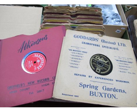 78RPM Records, including two Elvis Presley, Bill Haley, Platters, Johnie Ray:- One BoxLot 1107 - 1) Treat Me Nice/Jailhouse R