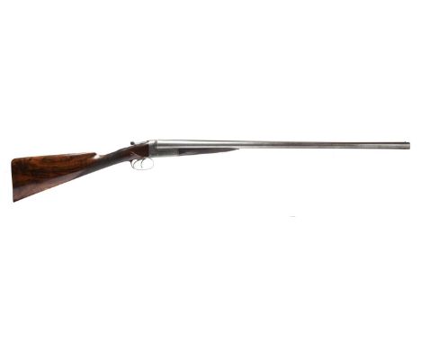  ƑW.R. Pape: a 12 bore box lock ejector double sporting gun, serial number 7611, 'Damascus' barrels 29 in., top rib inscribed