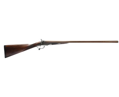  ƑE. M. Reilly &amp; Co., a 12 bore underlever action double hammer gun, serial number 15350, 'damacus' barrels 30 in., 2.5 i