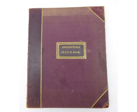 Architectural Association Sketch Book - Vol. IV 1870-71   Condition Report   Click here for further images, condition, auctio