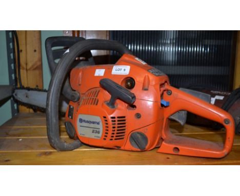 A Husqvarna 236 petrol chainsaw&nbsp;(sold as seen)
