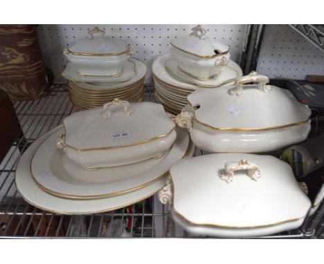 A selection of Royal Worcester dinner wares, plates and terrines etc