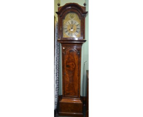 Joseph Jackson London&nbsp; 18th century inlaid mahogany longcase clock