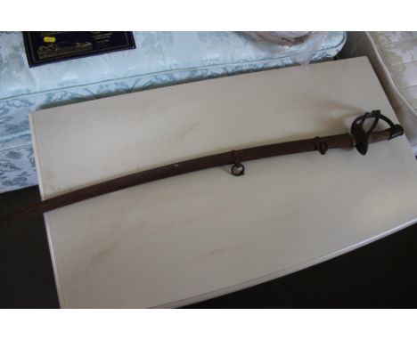 A sword and scabbard 