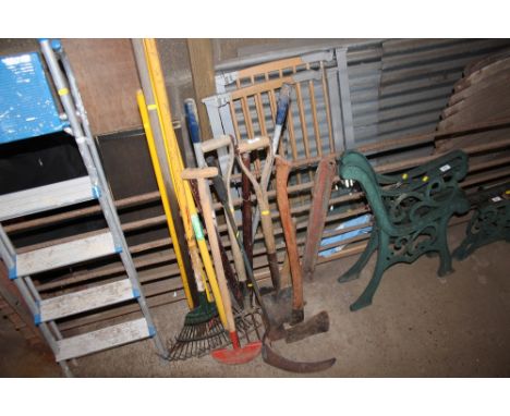 A collection of gardening tools