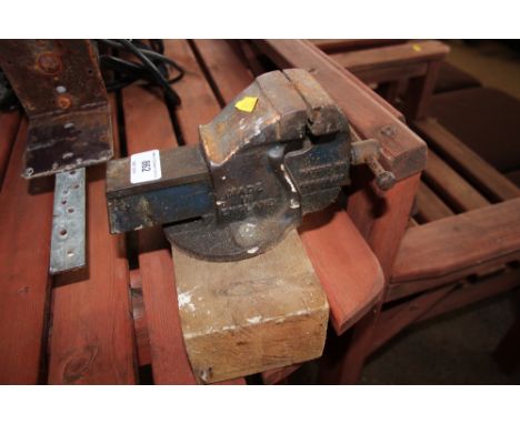 A small bench vice