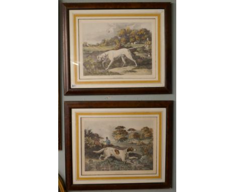 Pair of hunting prints entitled September &amp; October