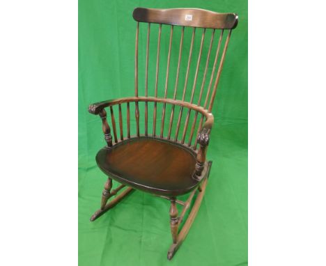 Stick-back rocking chair