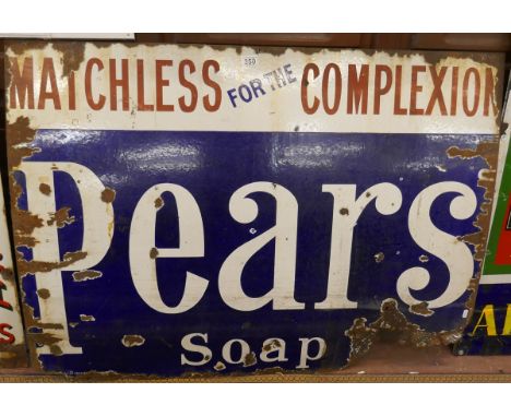Large Pears Soap enamel sign - Approx 122cm x 92cm