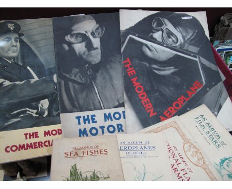 The Modern Motor Car: Shell-Mex BP, circa 1930's, covers illustrated by Maurice Beck with six large colour plates, some with 