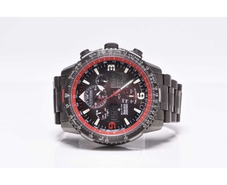 Citizen: A gentleman's bracelet watchModel: Promaster Skyhawk A.T. Royal Air Force Red Arrows edition, numbered 1876 of 9999R