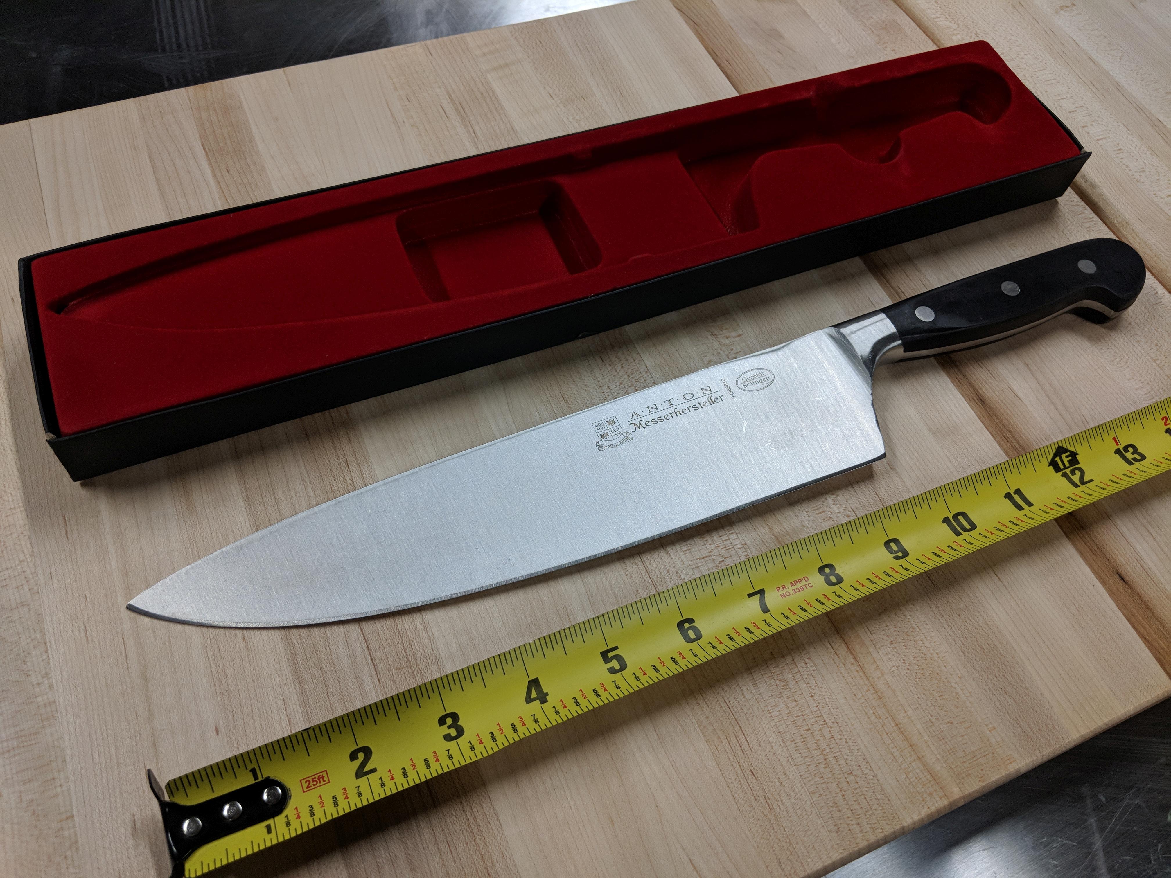 10” Premium Anton Medium Cook's Knife, Omcan 11589, New