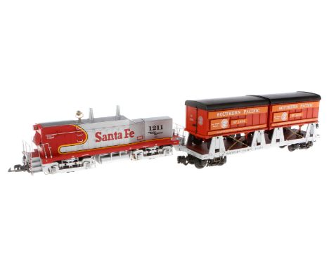 Aristo Craft Diesellok und Wagen, Spur 1, elektr., 2-Leiter, tw besch., Z 3