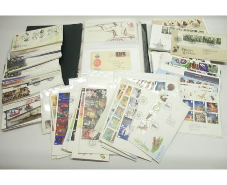 Mixed collection of first day stamp covers inc. a folder of first day stamp covers 