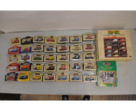 Collection of mostly Lledo "Day's Gone" die-cast model vehicles, 35 indiviually boxed, and a boxed Mattel Cameo series Christ