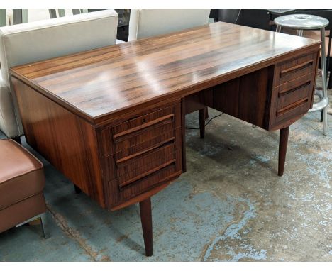 ATTRIBUTED TO A P MOBLER DESK, by J Svenstrup, vintage 1960s, 130.5cm x 70.5cm x 73cm approx. 