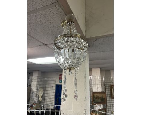 CRYSTAL GLASS CEILING LIGHT