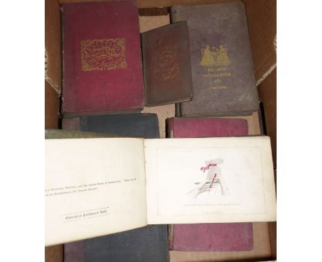 THE YOUNG LADIES WORK table and Embroidery Frame Manual 1843; 8 related books