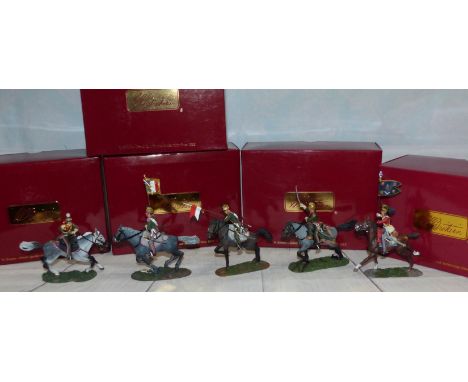 W. Britain Napoleonic War:- Waterloo Campaign British First Royal Dragoons 36066, WC French 3rd Lancers 36072, WC 3rd Lancers