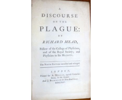 MEAD (R) - A Discourse on the Plague 9th edition 1744