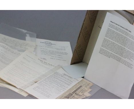 A Large Collection of Letters relating to Dr Frederick K 'Fritz' Soloman being a German-Jewish citizen who left Germany for E