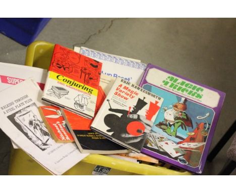 A Box containing a Large Quantity of Magic Books and Magazines 
