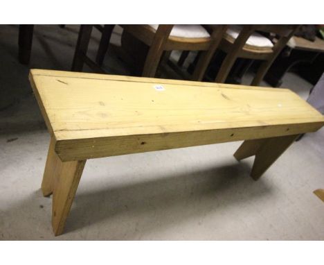 A Vintage Pine Bench 