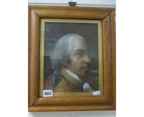 Oil painting portrait of English Painter William Hodges (1744 - 1797) (Hodges accompanied Captain Cook on his second voyage)