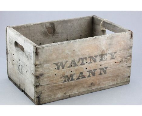 A Vintage Wooden Watney Mann Beer Crate 