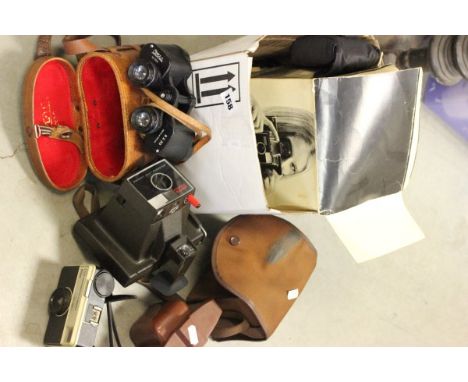 A Group of Mixed Vintage and Other Cameras plus a Miranda 800 Tripod 