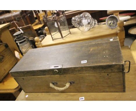 Wooden Toolbox/Storage Trunk 30 x 12 inches