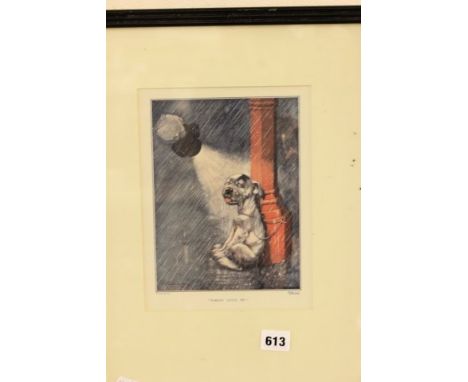 A Vintage Bonzo Dog Print 'Nobody Loves Me'