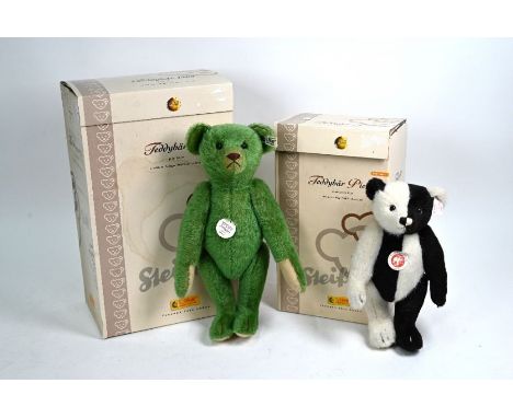 Two boxed Steiff teddy bears - 'Teddybar 1908' and 'Teddybar Pierrot' (2)