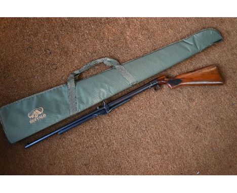 An Edwardian BSA Standard Air Rifle 22 Bore (no 2), 1908 patent, to/w a modern gun-slipGood working order no breaks or repair