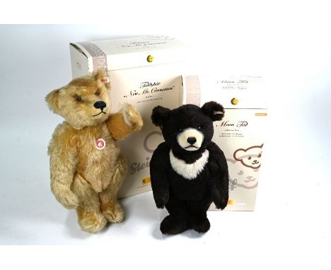 Two boxed Steiff teddy bears - 'New Mr Cinnamon' and 'Moon Ted' (2)