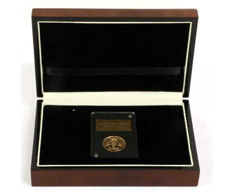 Gibraltar, Proof Sovereign 2016, obv. Rank-Broadley portrait of the queen, rev. Battle of the Atlantic design, encapsulated i