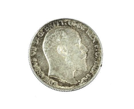 Edward VII, Matte Proof Florin 1902, obv. bare head right, rev. Britannia standing facing slightly left, holding shield in ri