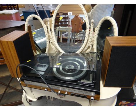 A Ferguson's Studio Seven turntable record player & cassette player