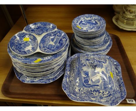 A collection of Spode Italian dinnerware